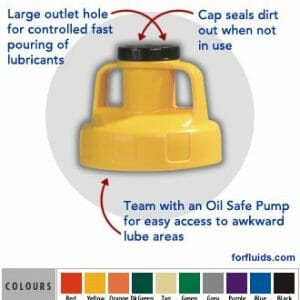 Oil Safe Universallokk (Orange) - Bilde 2