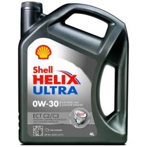 SHELL HELIX ULTRA ECT C2/C3 0W-30 4L - Bilde 1
