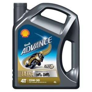 SHELL ADVANCE 4T ULTRA 15W-50 4L - Bilde 1