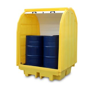 Fatdepot for 4 fat med aluminiums dør - Bilde 1