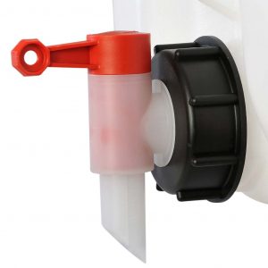 Skrulokk med tappekran i plast (61mm) - Bilde 1