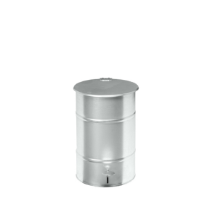 Avfallsbeholder galv. 30L med fotpedal - Bilde 1