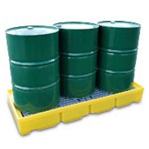 Spillpall i plast for 3 fat - Bilde 1