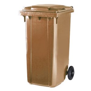Avfallsbeholder 240 L  Brun - Bilde 1