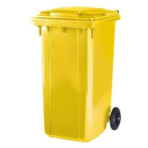 Avfallsbeholder 240L Gul - Bilde 1