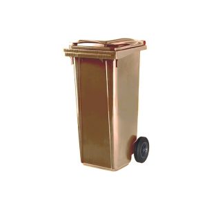 Avfallsbeholder 120L Brun - Bilde 1