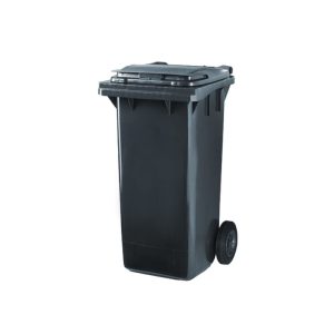Avfallsbeholder 120L Svart - Bilde 1