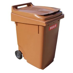 Avfallsbeholder 360L Brun - Bilde 1