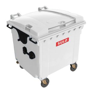 Avfallsbeholder 660L Hvit - Bilde 1