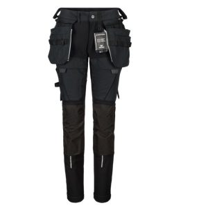 Stretchbukse multipocket dame