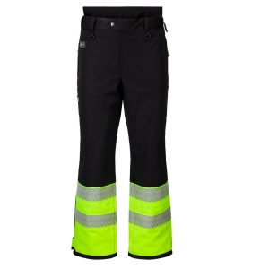 HiVis vinterbukse herre Svart/fluoriserende gul - Bilde 1