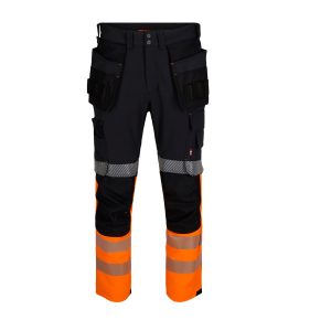Dovre synlig bukse med verktøylommer klasse 1. Svart/oransje