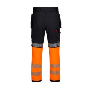 Dovre synlig bukse med verktøylommer klasse 1. Svart/oransje - Bilde 2