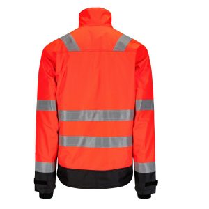 Synlighet Pilotjakke Vinter. Fluoriserende rød/svart - Bilde 2