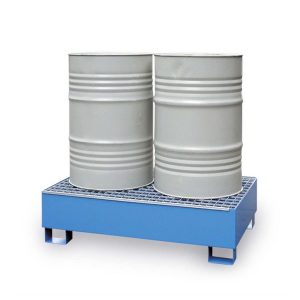 Spillpall for 2 fat, lakkert blå - Bilde 1