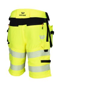 Hivis Shorts Strech Fluoriserende gul/svart - Bilde 2