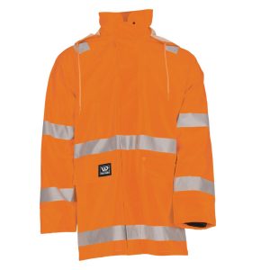 Jakke Regn 240D63A Fluoriserende Orange