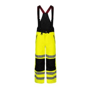 Synlig Plus vinterbukse Kl 2 Fluoriserende gul/sort - Bilde 1