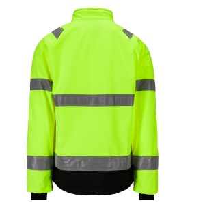 Synlighet Jakke softshell Fluoriserende gul/Svart - Bilde 2