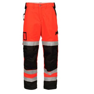 Synlighets bukse Fluoriserende rød/sort - Bilde 1