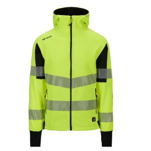 Hivis hettejakke Fluoriserende gul/Svart - Bilde 1