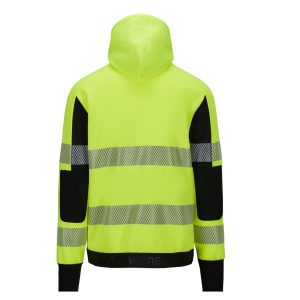 Hivis hettejakke Fluoriserende gul/Svart - Bilde 2