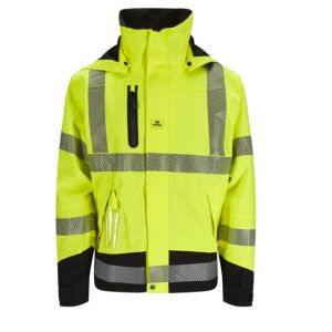 Hivis skalljakke stretch