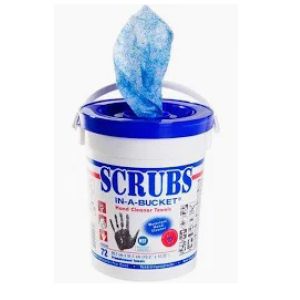 Scrubs Handcleaner Towel. Wipes 72stk