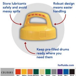 Oil Safe Oppbevaringslokk (Gul)